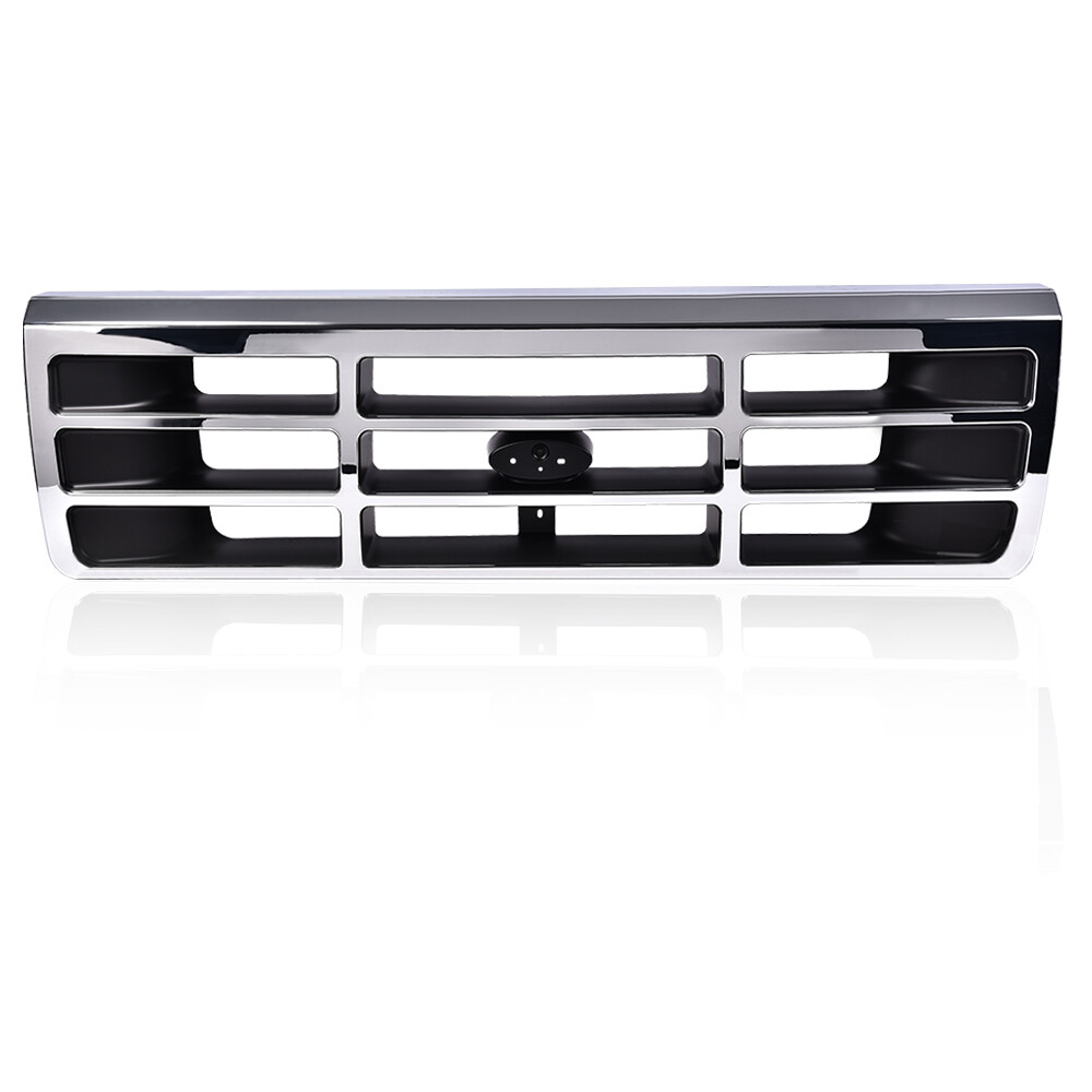 FIT FOR 1992-1997 FORD F150 F250 F-350 GRILL BLACK GRILLE NEW 1PCS