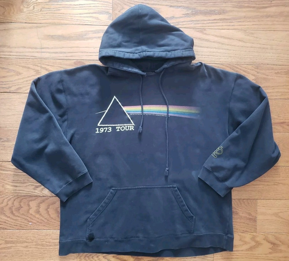 Pink Floyd 1973 Tour Hoodie Size 2XL Sweatshirt Vintage Y2K Distressed Faded
