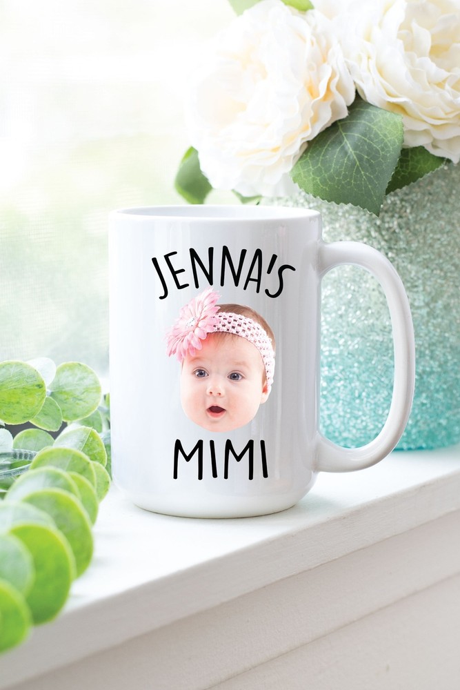 Baby Photo Gift Baby Photo Mug For Mimi Baby Face Gift Mug Personalized Photo