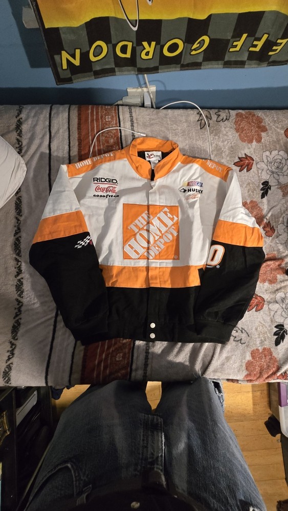 NASCAR The Home Depot Official Jacket Size Large Men's Racing Apparel