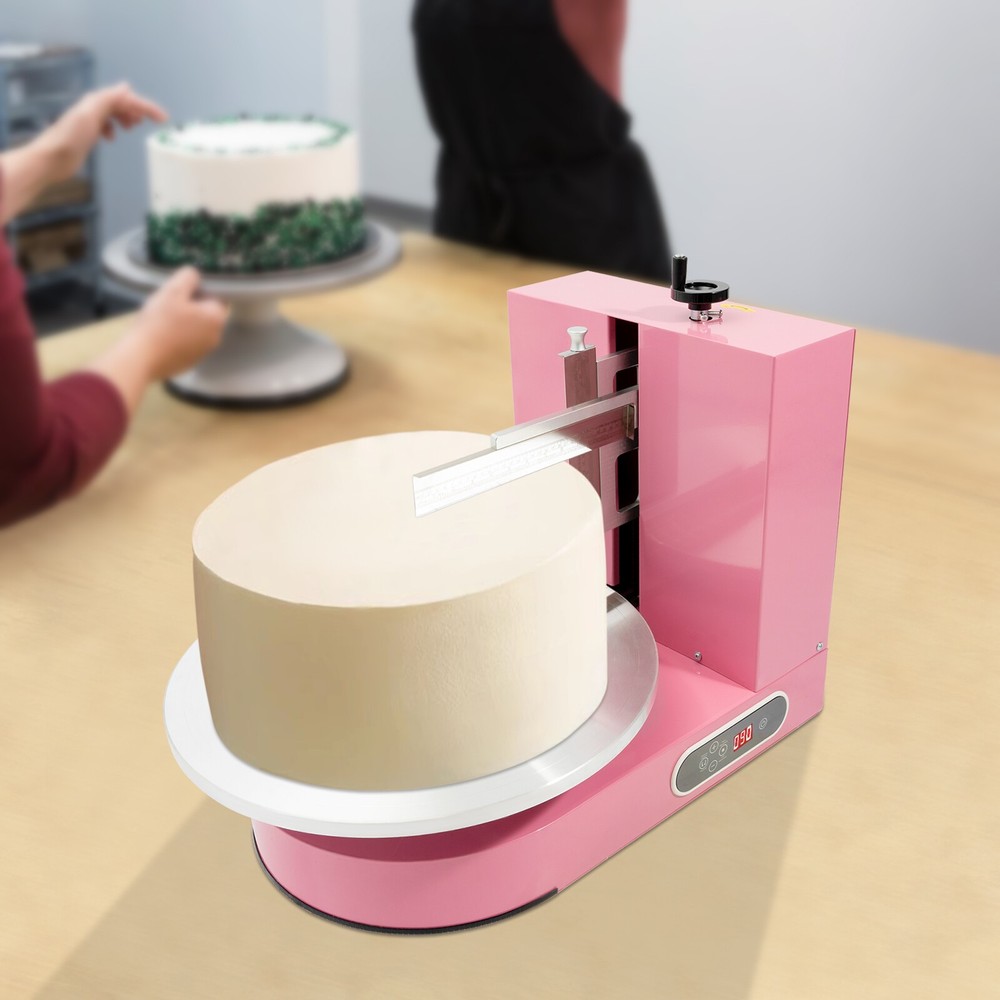 Electric Speed Cake Decorating Machine 4-16 Inch Screen Bakery Coating Machine