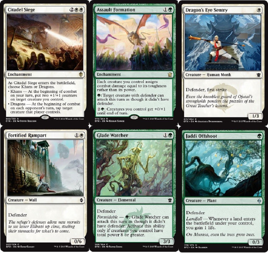 Citadel Siege Assault Formation MTG Deck with 60 Jaddi Magic Gathering Cards