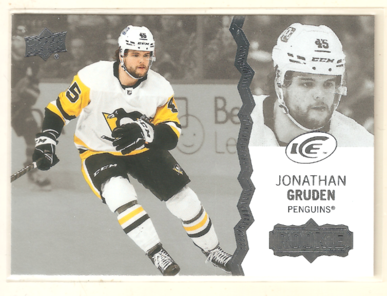 Jonathan Gruden 2023-24 UD Ice Rookie Card #135 Penguins
