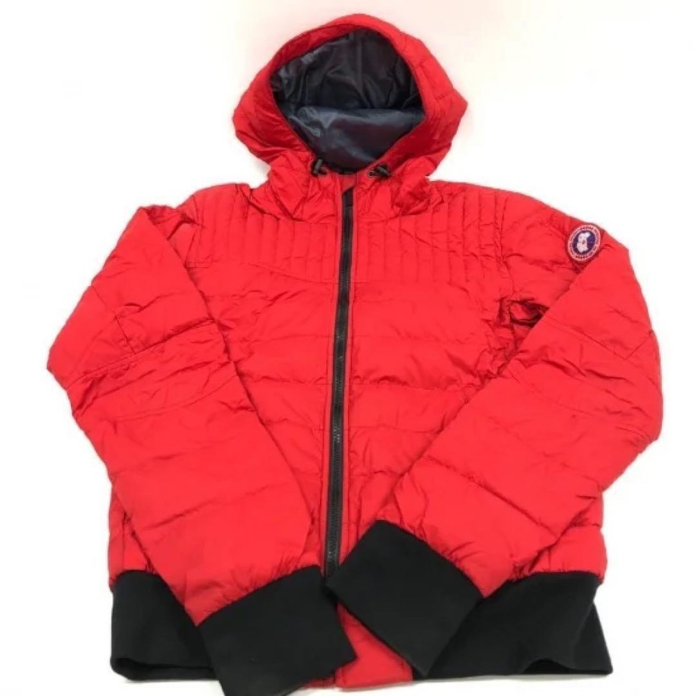 Canada Goose Authentic Lightweight Red Puffer Down Jacket