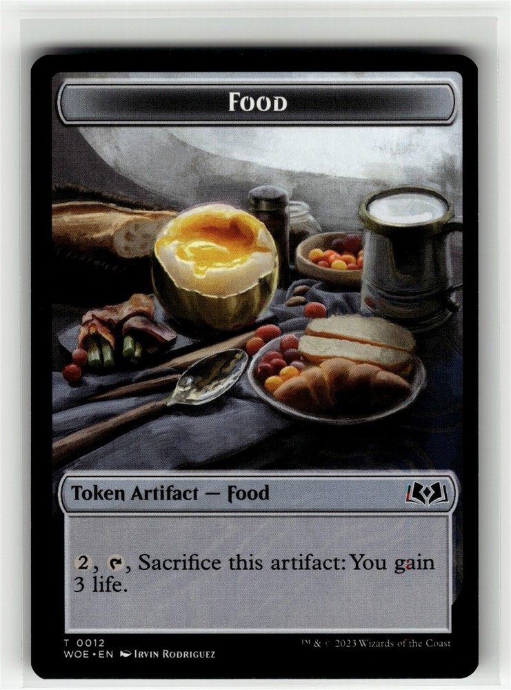 FOOD (0012) TOKEN Wilds of Eldraine #12 WOE(NM+)(MTG)