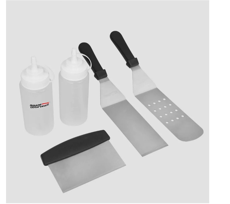 5-Piece Royal Gourmet Griddle Tool Kit TF0505 for Outdoor Cooking