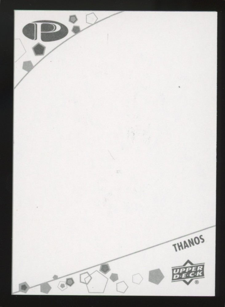 THANOS 2021 Marvel Upper Deck Premier Artist Sketch Card Blank 1/1