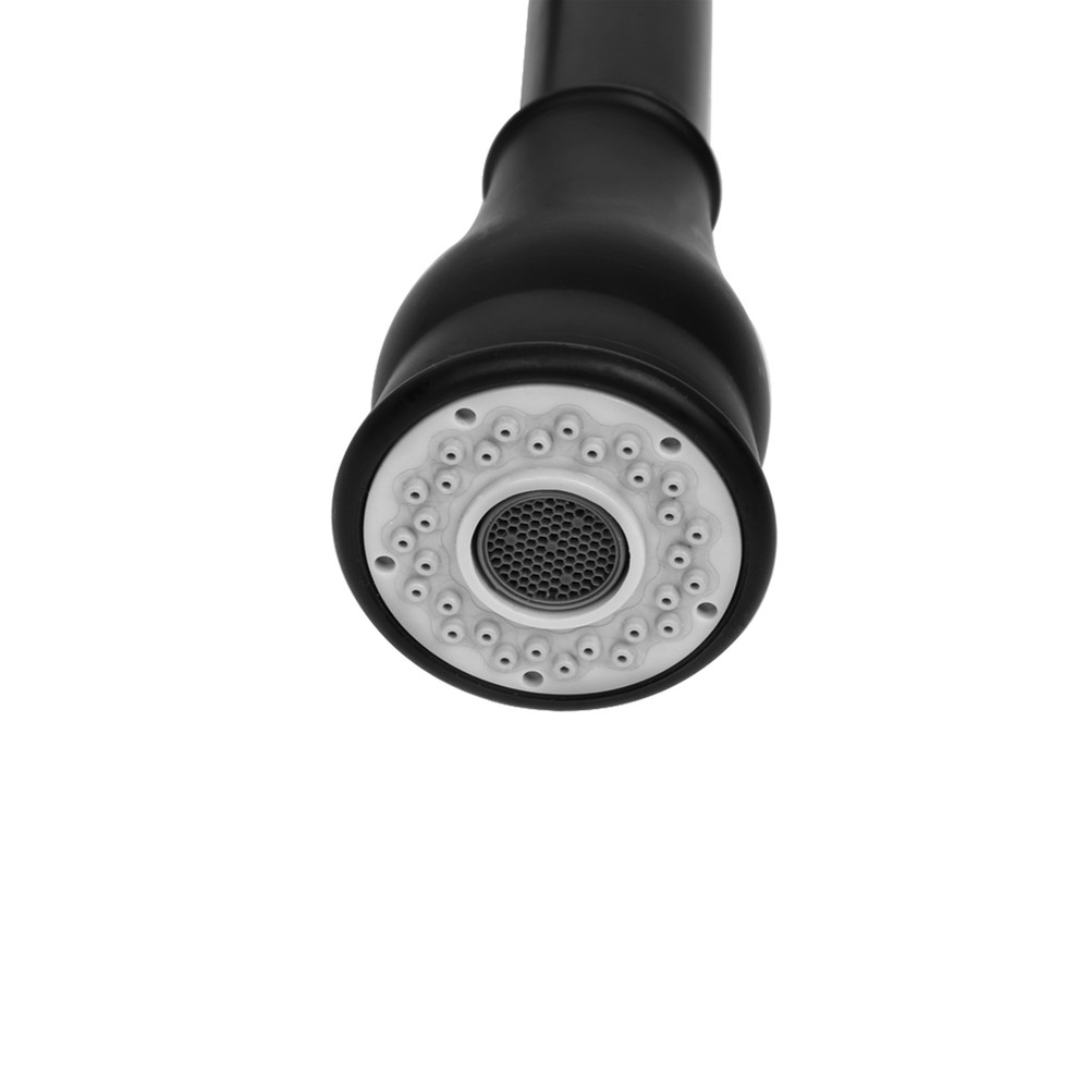 Bronze Pull-Out Kitchen Faucet with Swivel Handle for Hot and Cold Water