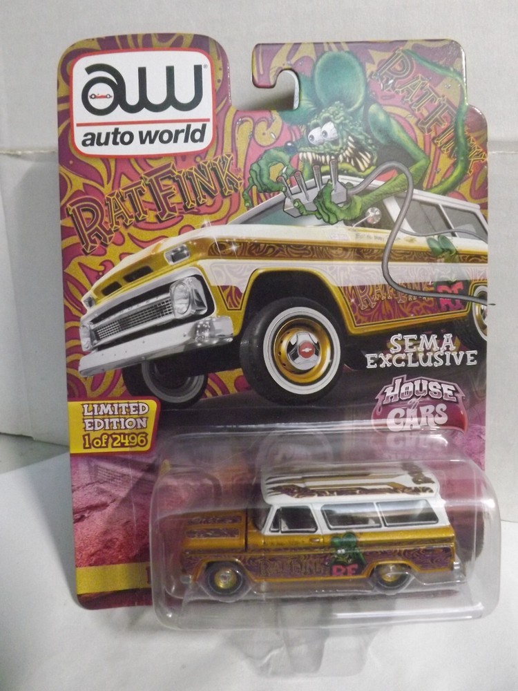 AW Auto World Rat Fink 1965 Chevy Suburban SEMA House of Cars Limited Edition