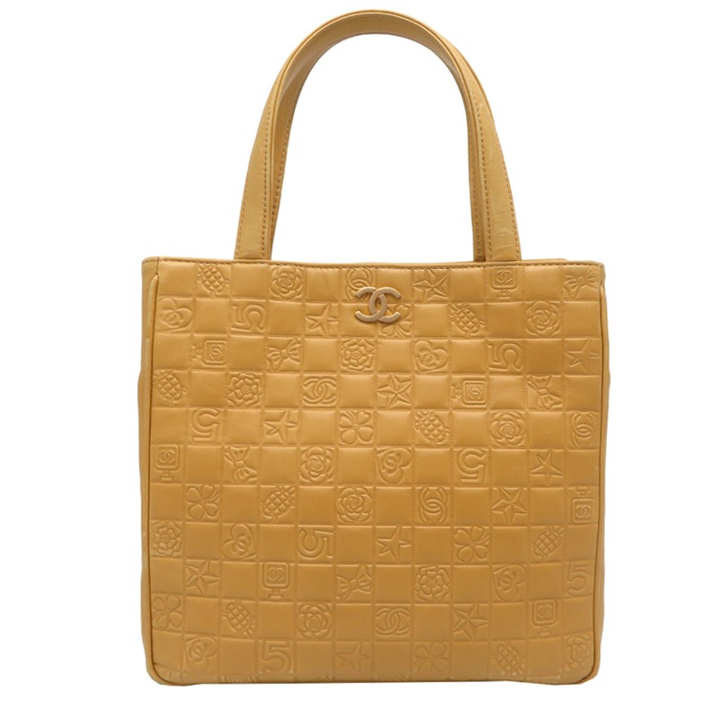 CHANEL Icon Nick Tote Bag in Cream Color 596071