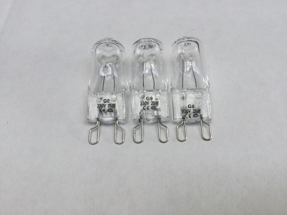 3-Pack Miele Oven Halogen Lamp Light Bulb Globe Compatible Models H6290B H6461BP Long-Lasting Replacement