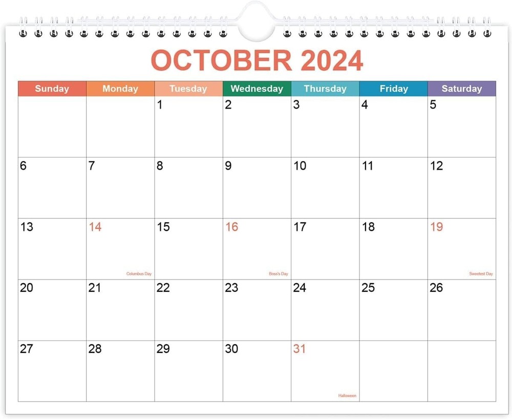 Calendar 2024-2025, Wall Calendar from October 2024 - June 2026, 21Months Cal...