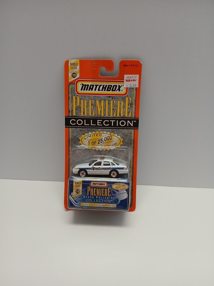Matchbox Car Premiere Collection Series 18 South Dakota Highway Patrol 1997