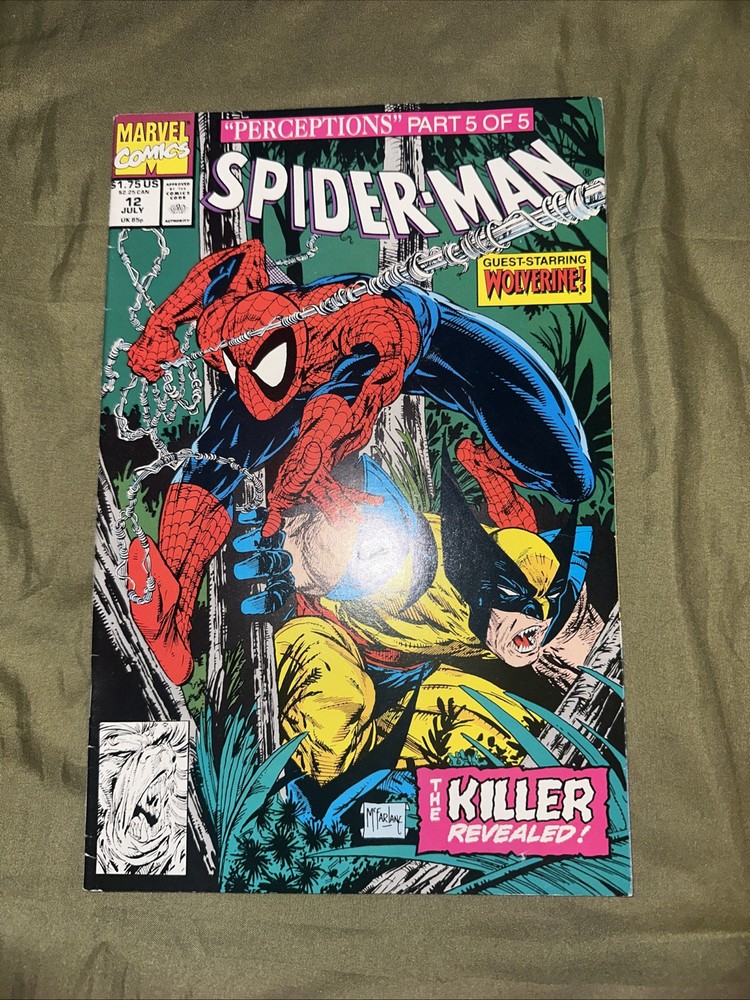 Spider-Man #12 Marvel Comics 1991 Issue Peter Parker Adventure