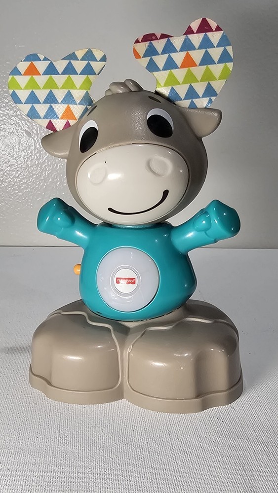 Fisher Price Linkimals Musical Moose Interactive Educational Toy with Lights and Songs