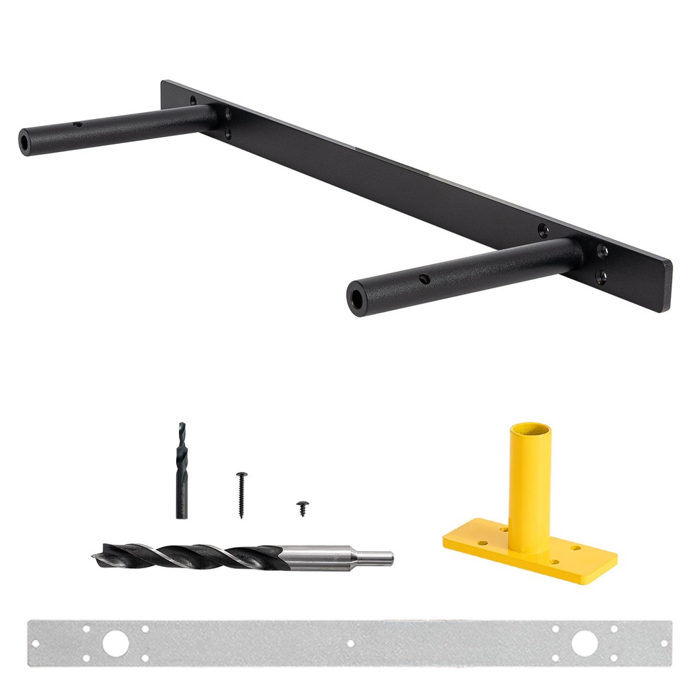 Heavy-duty 22-inch hidden floating shelf bracket for mantel support