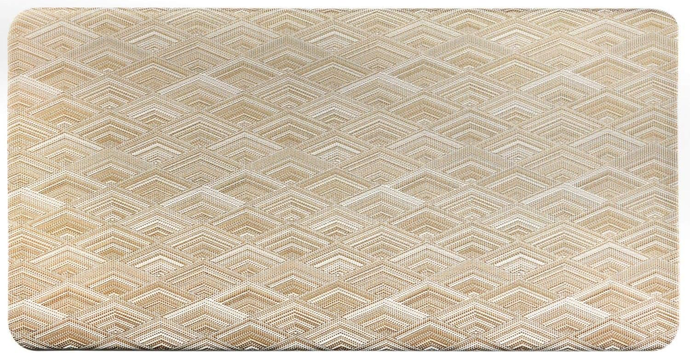 Cat Cora Anti-Fatigue Kitchen Mat 20x39 Beige Comfort Support Standing