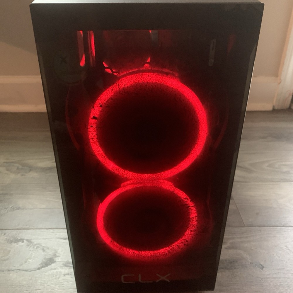 CLX Gaming Pc/ Keyboard&Mouse/Curved Dell Monitor/ Hp Monitor