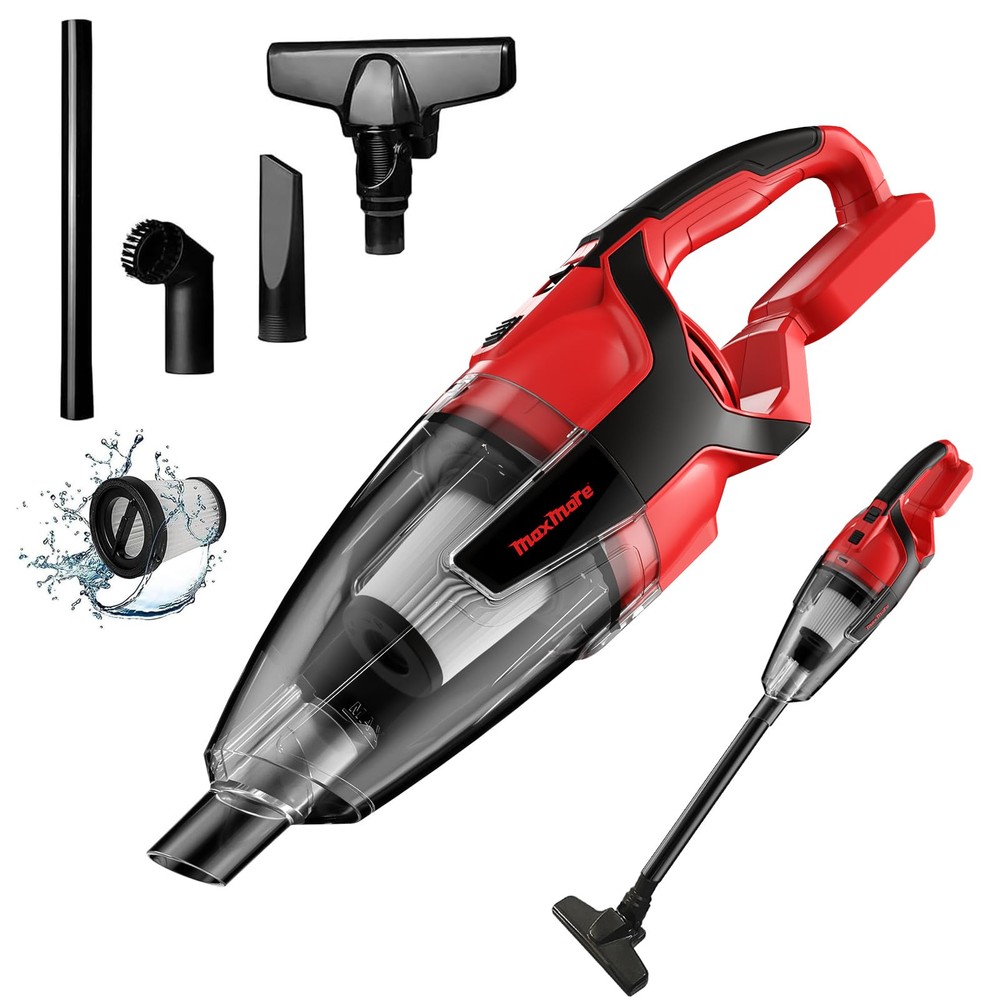 120W Cordless Handheld Vacuum Cleaner Compatible with Milwaukee 18V Battery (...