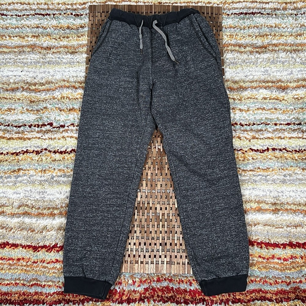 Huckberry Taylor Stitch Apres Sashiko Knit Joggers Grey Men’s Size Medium M 40