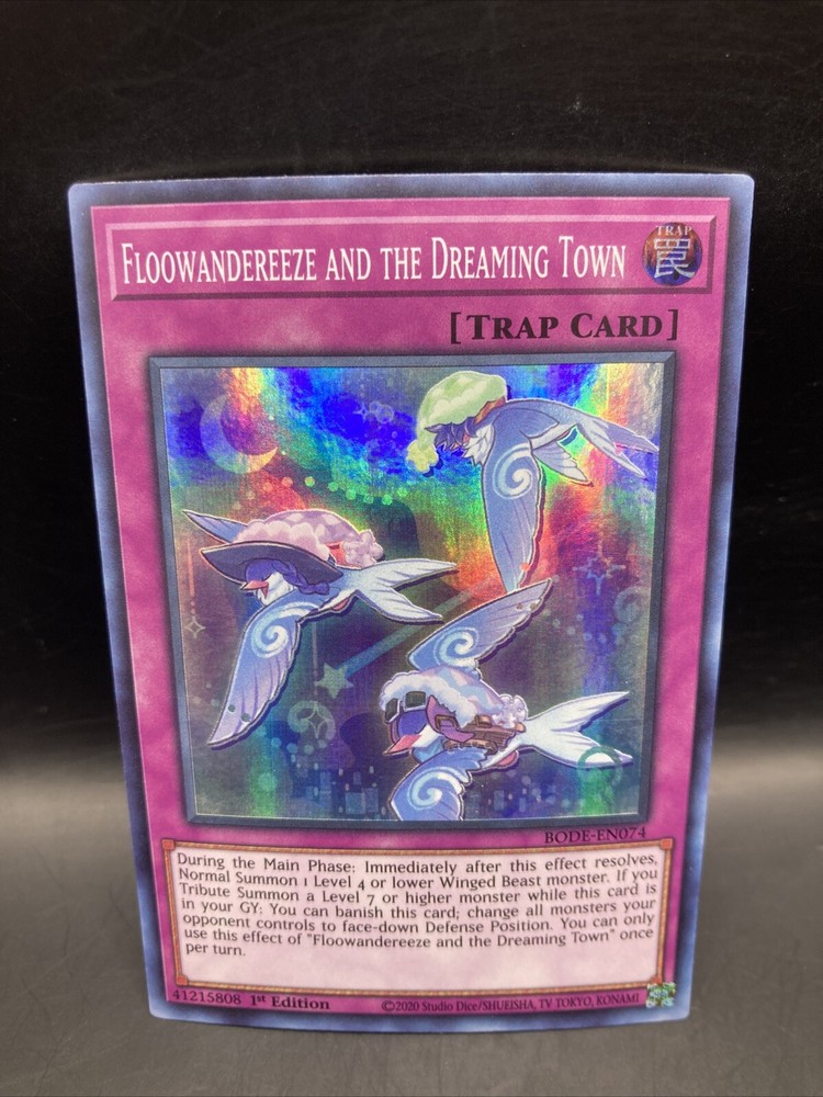 Floowandereeze Dreaming Town BODE-EN074 1st Edition Burst of Destiny Card  