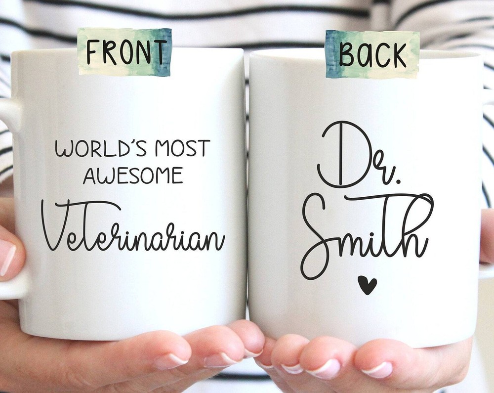Custom Veterinarian Mug Vet Mug Custom Veterinarian Gift Veterinarian