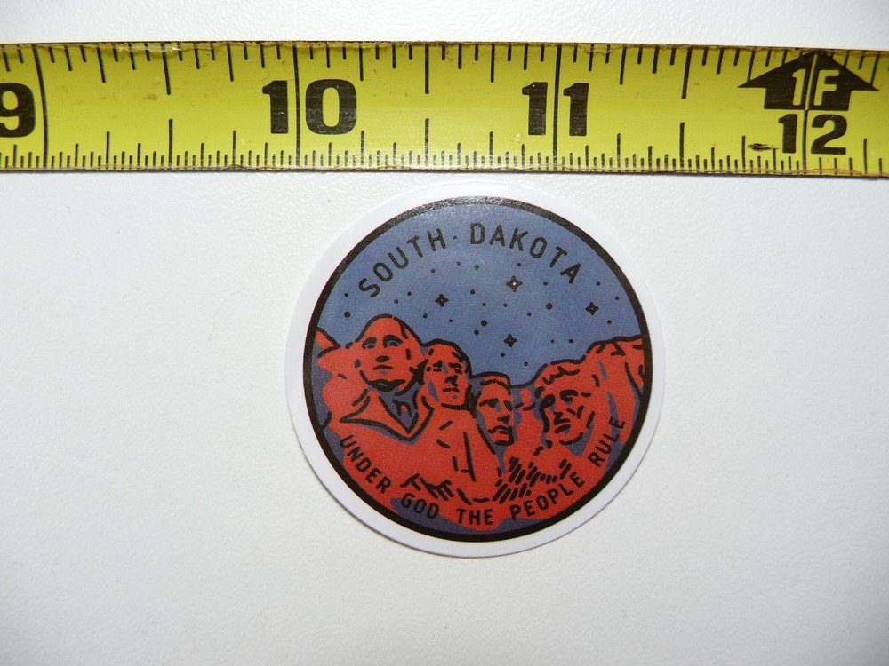 South Dakota State Pride Sticker Decal with Home State Motto