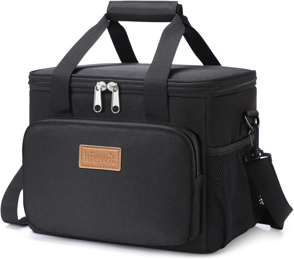 Lifewit Medium Lunch Bag Insulated Lunch Box Soft Cooler Cooling Tote for Adult