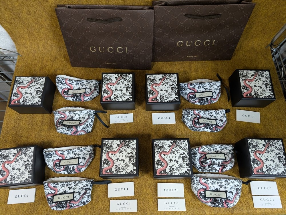 Gucci Pink Jewelry Gift Box with Ring Case Necklace Pouch Storage 954180725 YZ