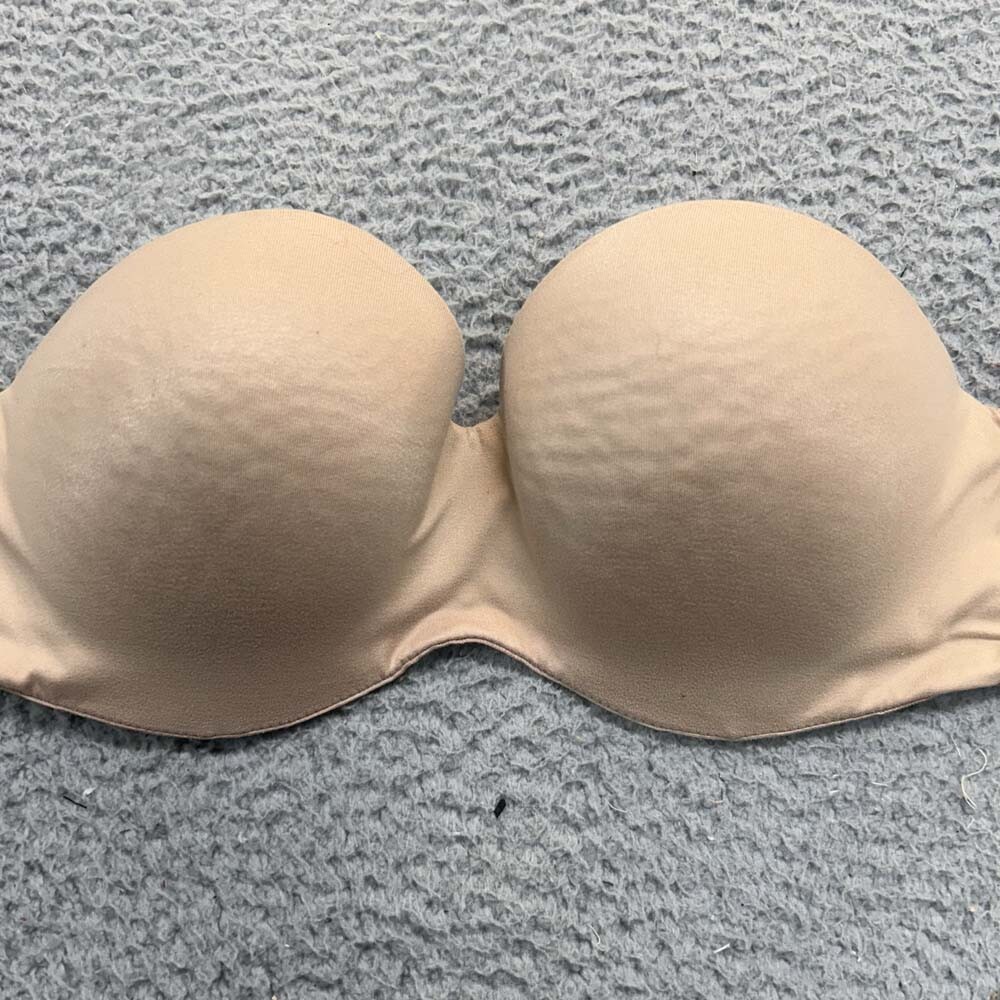 Victoria Secret Bra 34D T-Shirt Bra Body By Victoria Lined Strapless