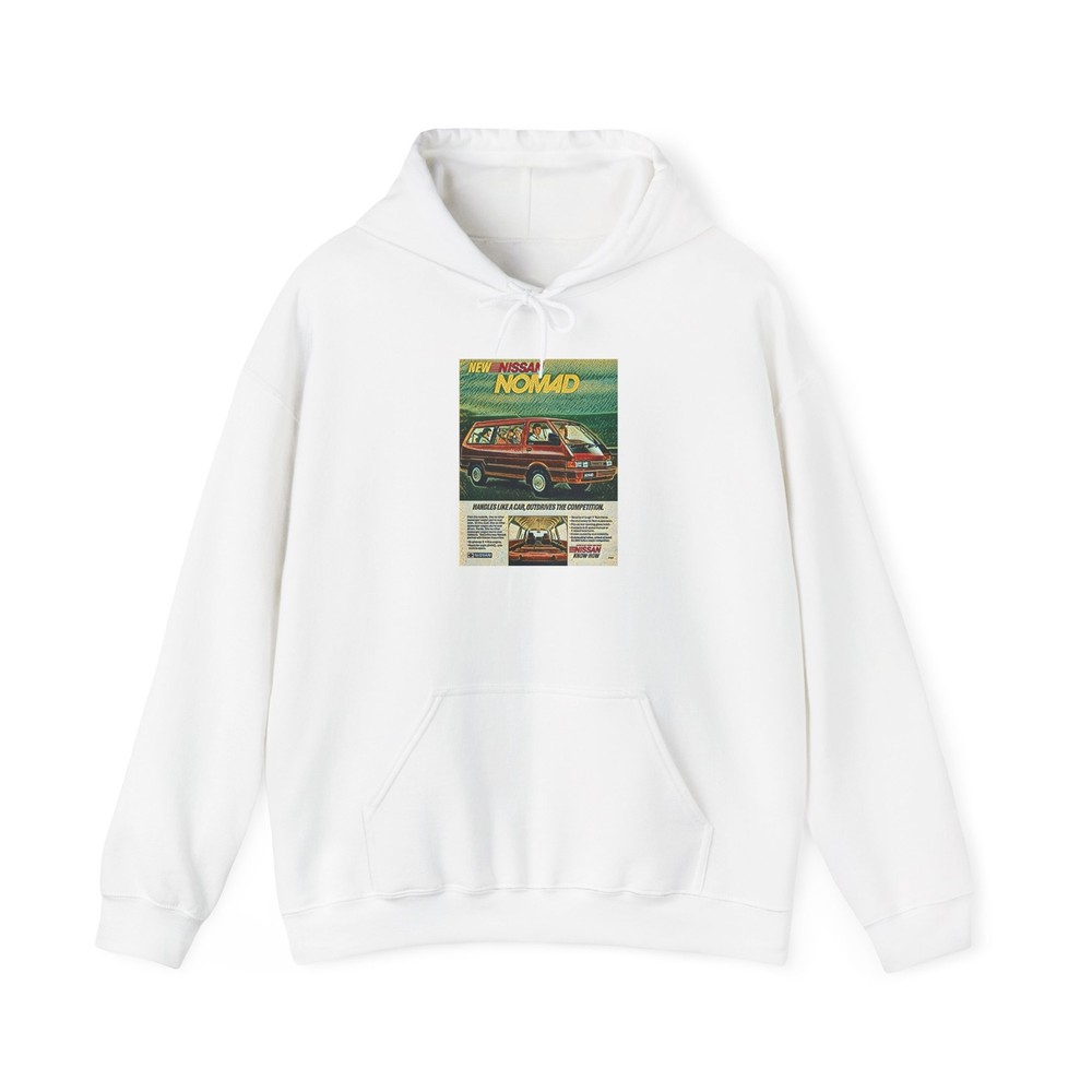 Nissan Nomad Car Art Graphic Print Crewneck Unisex Heavy Blend Hooded Sweatshirt