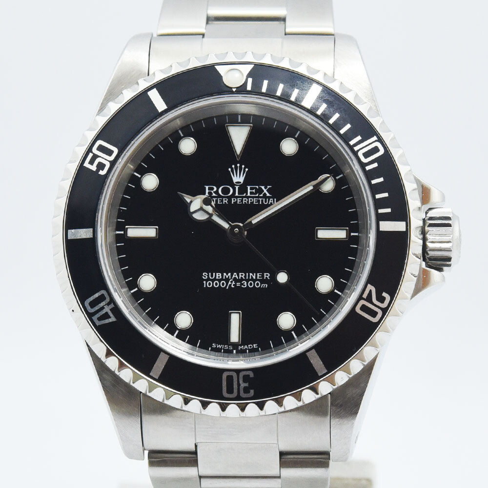 ROLEX SUBMARINER AUTOMÁTICO 14060 K SS ACERO INOXIDABLE NEGRO 434485