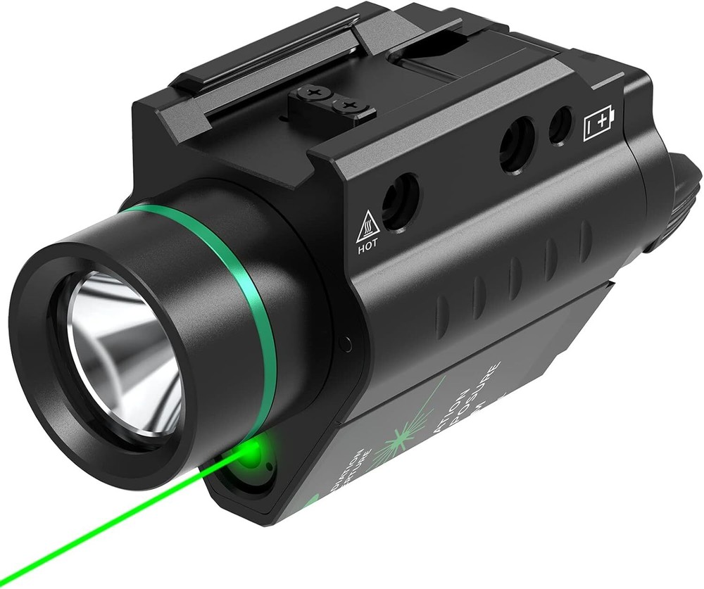 Feyachi Red/Green Laser Flashlight Combo 500 Lumen Tactical Light