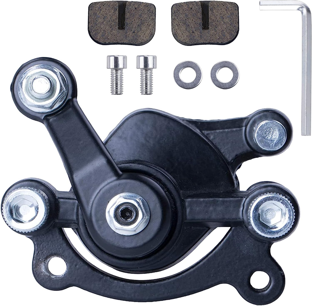Rear Disc Brake Caliper with Replaced Pad Compatible with 47Cc 49Cc Pock