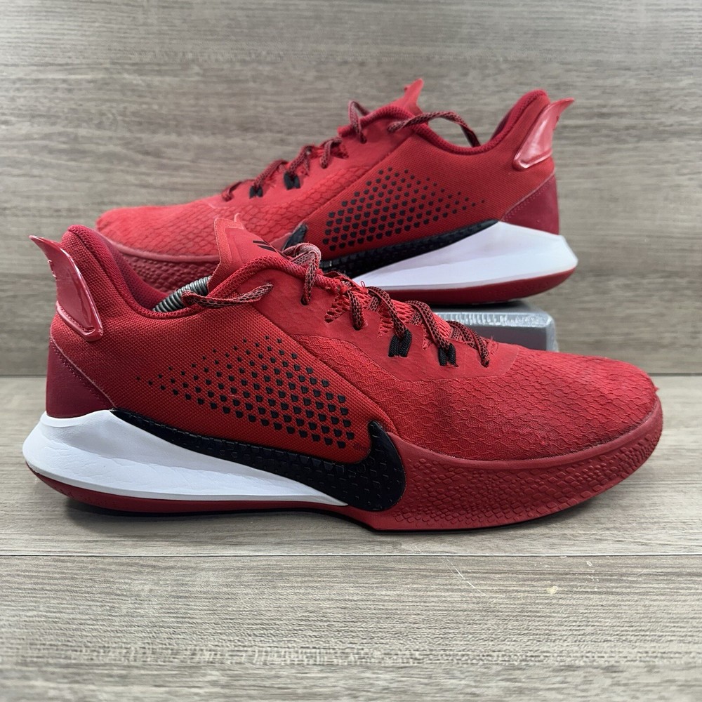 Nike Mamba Fury University Red Mens US 11 Athletic Shoes Sneakers CK6632-600