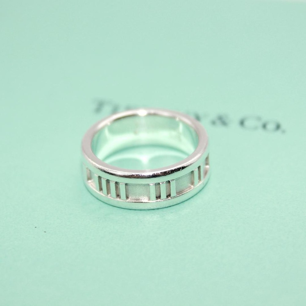Tiffany & Co Atlas Sterling Silver Ring Size 9 New Jewelry