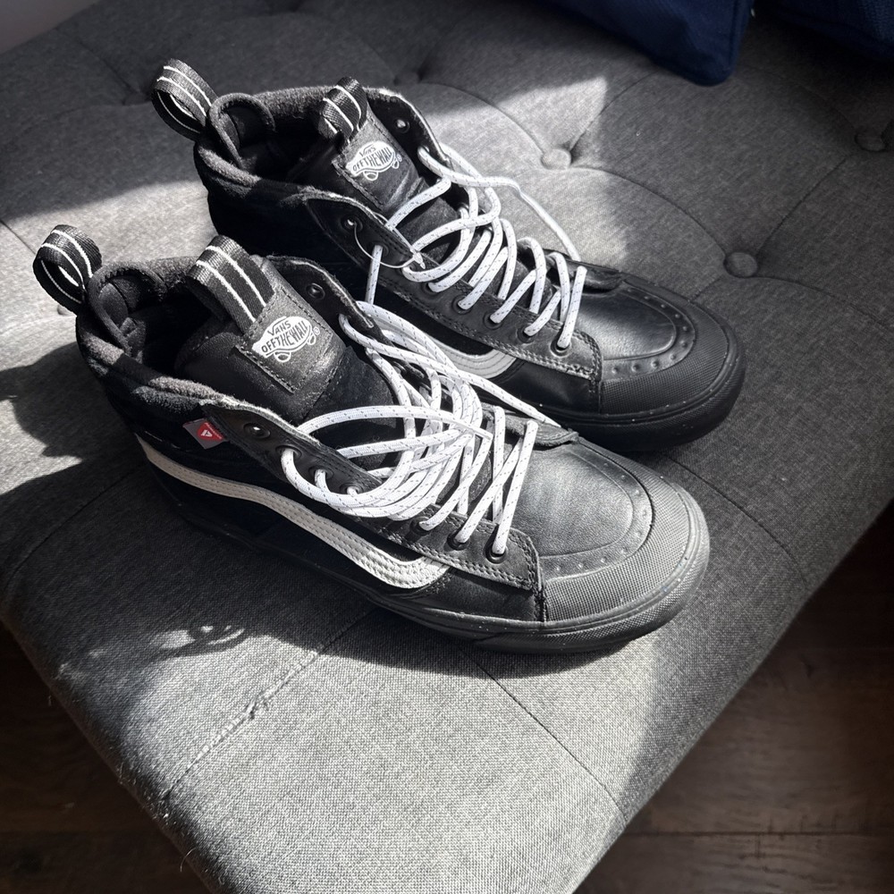 VANS Sk8-Hi MTE-2  Black Hydroguard Waterproof protection 8.0 Mens 9.5 Women’s