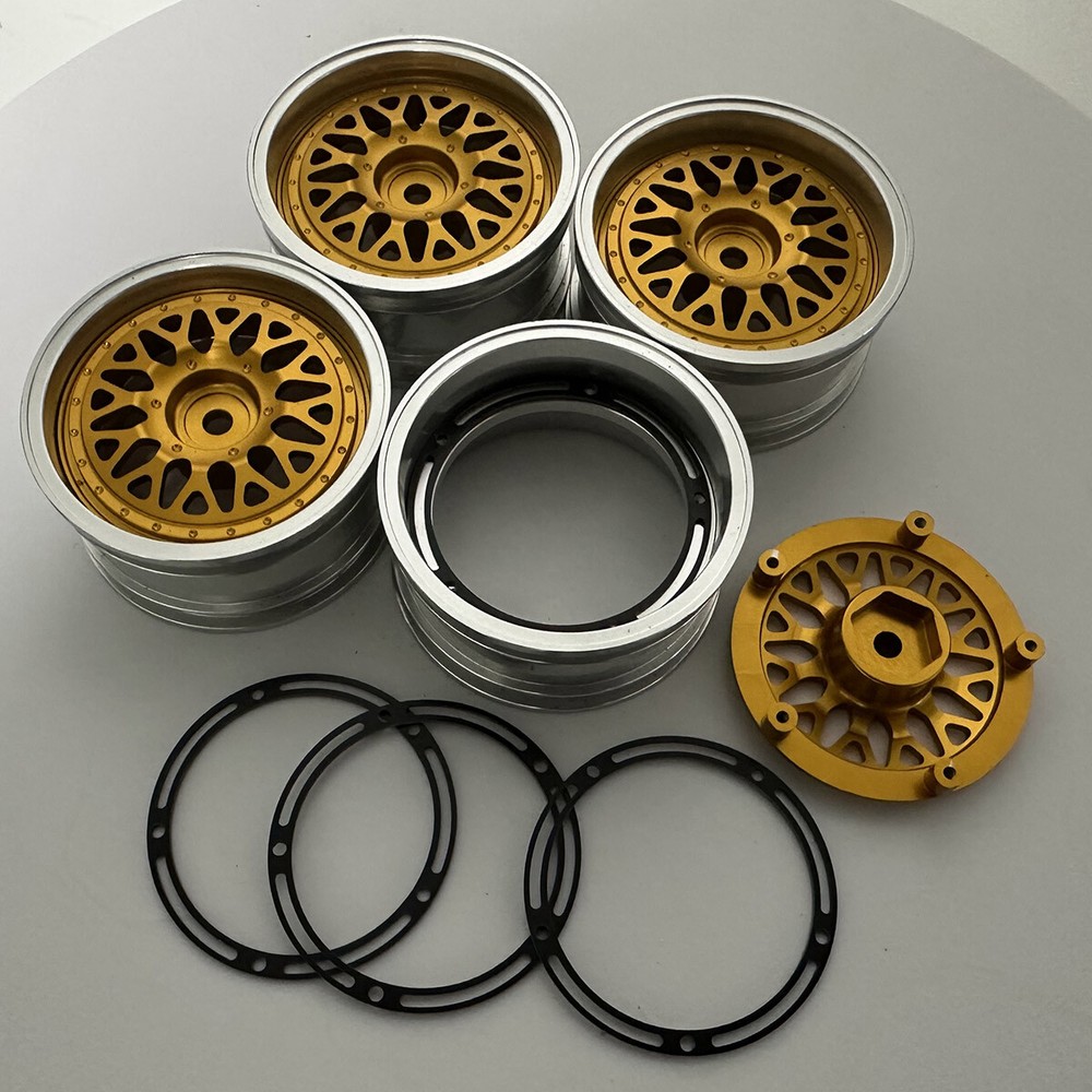 Adjustable 1/2/3/4mm Offset RC Car Wheels for 1/10 Drift Touring Chassis