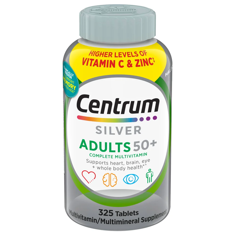 Centrum Silver Adults 50+ Multivitamin – 325 Tablets