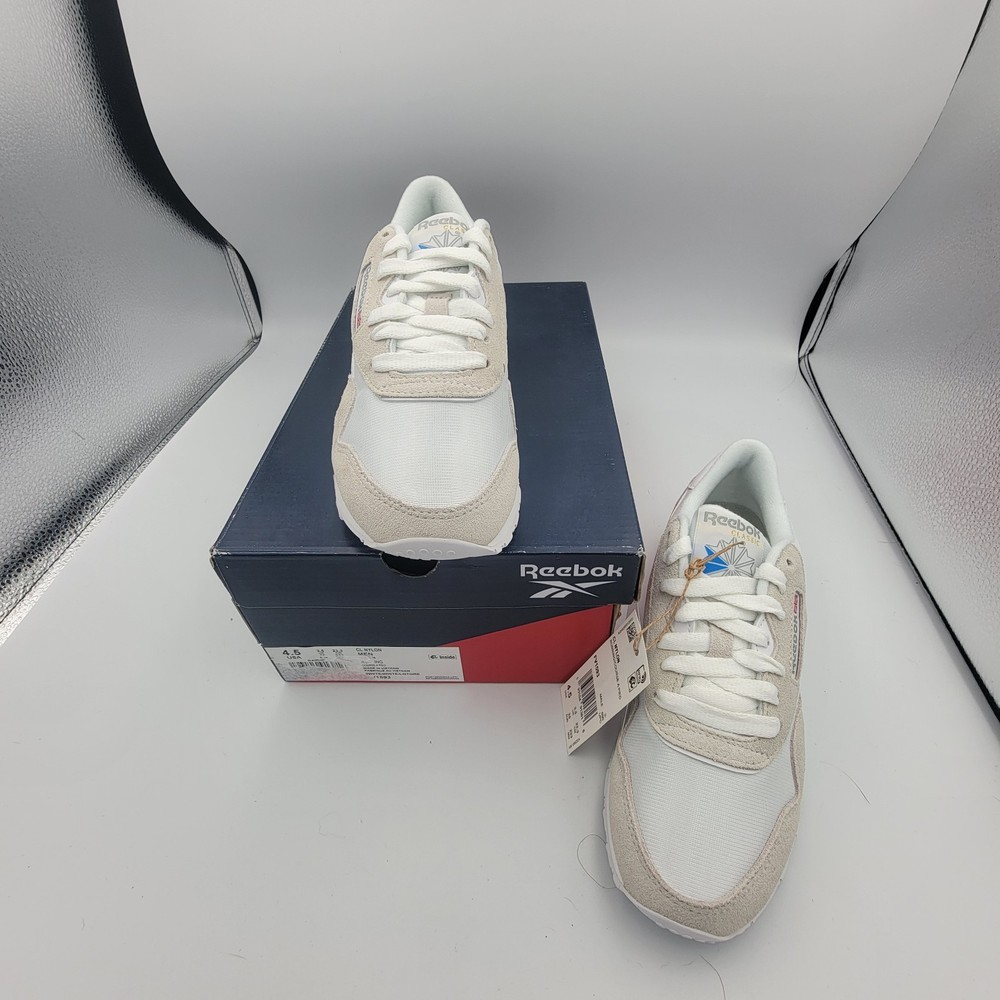 Reebok Club C Nylon Men's 4.5 Women's 6 White Light Grey FV1593