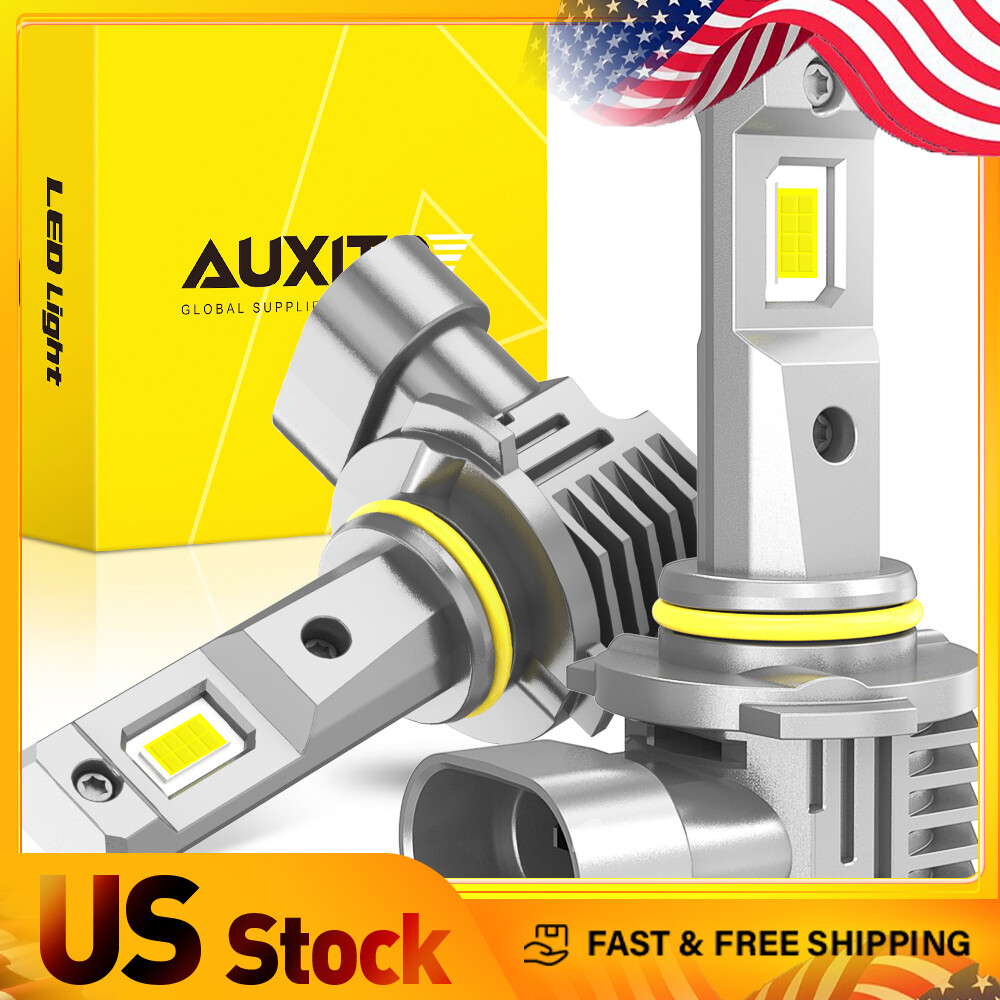 Auxito 9005 LED Bulbs Adjustable Cool White 6500k Light Bulb Halogen For 1500LM