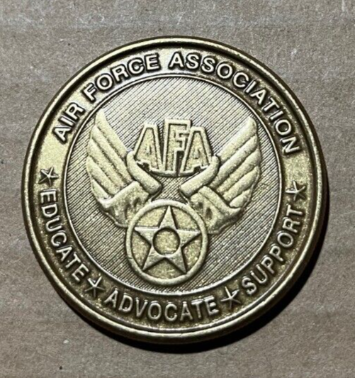 Juego de 10 monedas coleccionables de aviones de la Asociación de la Fuerza Aérea 