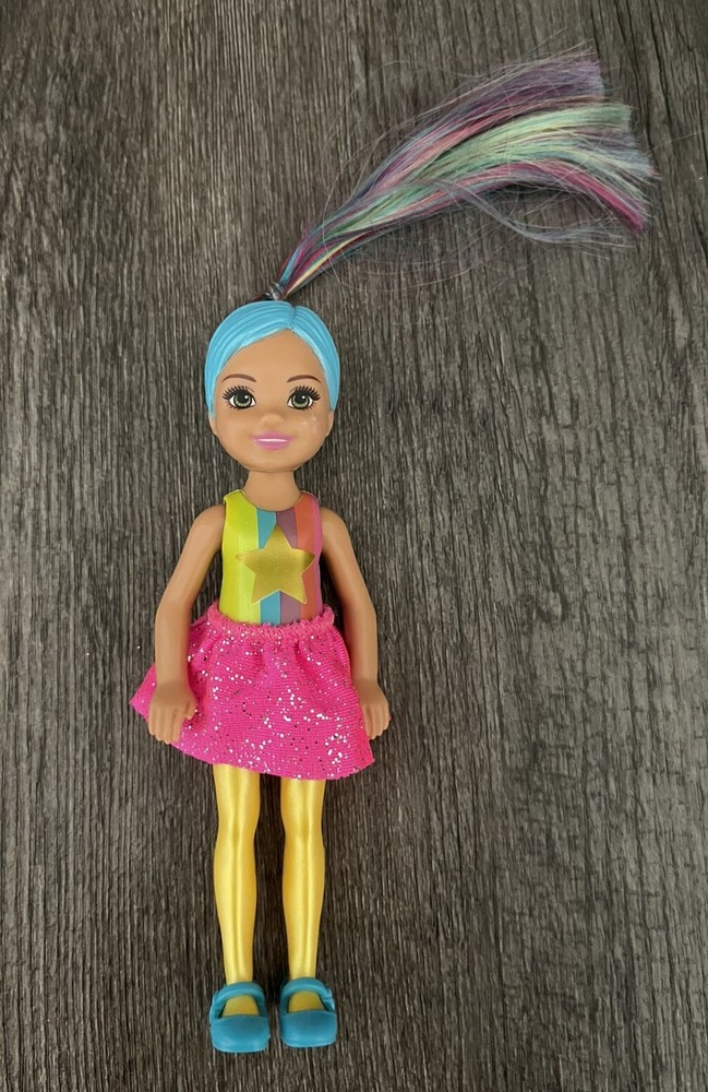 Mattel Barbie Chelsea Leotard Blue Hair