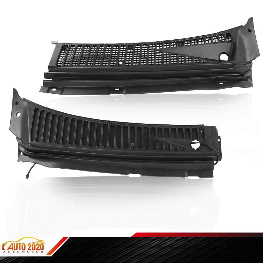 Fit For Ford F250 350 99-07 Windshield Wiper Vent Cowl Screen Cover Grille Panel