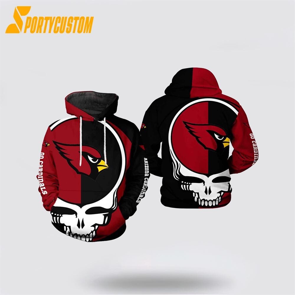 Arizona Football Team Cardinalss 3D Hoodie, Men and Women Full Size S-5XL