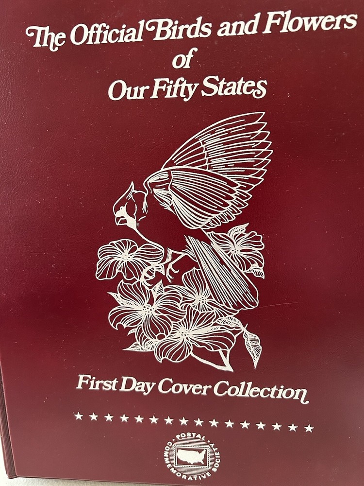 First Day covers Collection of 50 States Birds And Flowers.