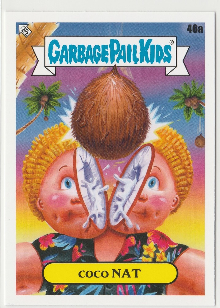 Coco Nat #46a Garbage Pail Kids GPK 2021 Vacation Series Card