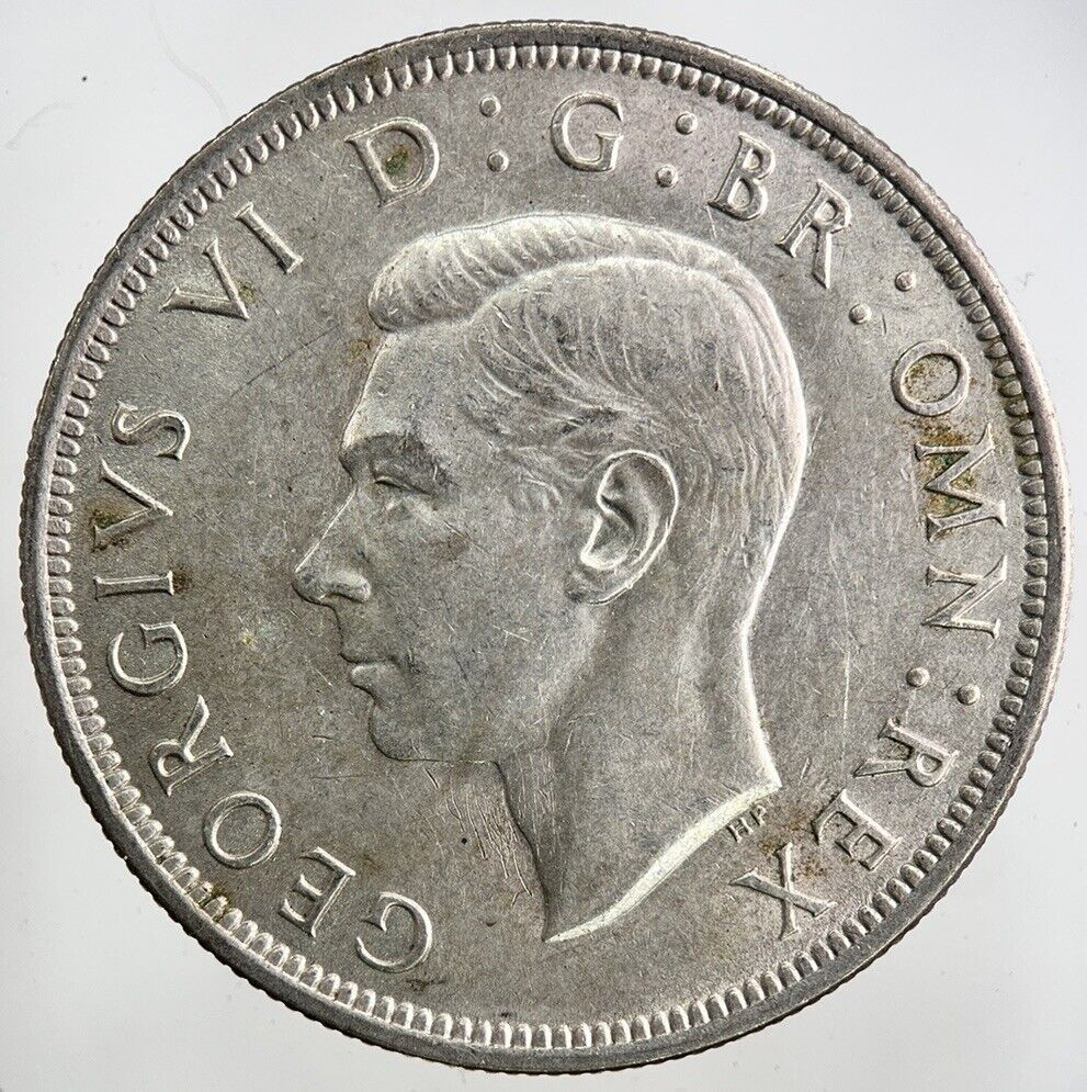 1945 George VI Half-Crown Silver Coin | Fine Collectable Grade
