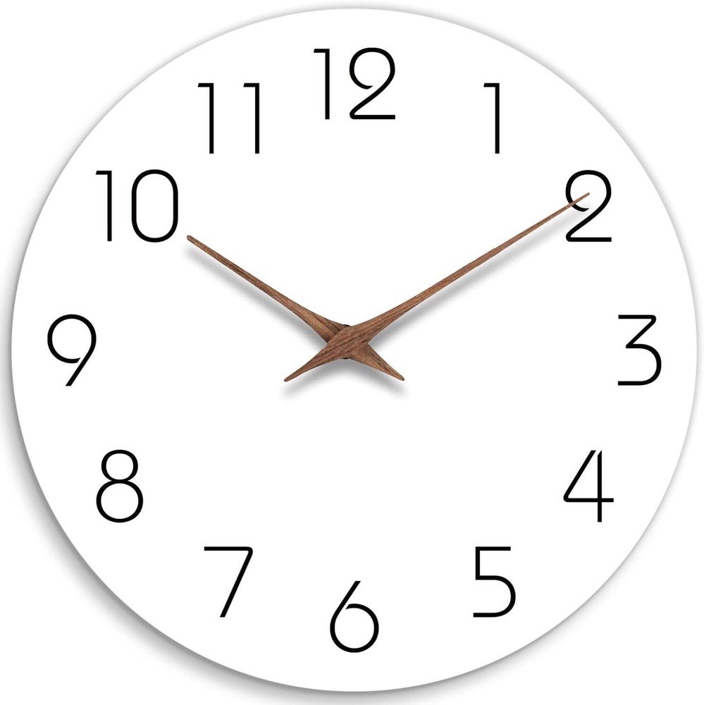 12 Inch Large Glow in Dark Silent Quartz Wall Clock for Indoor Outdoor Use