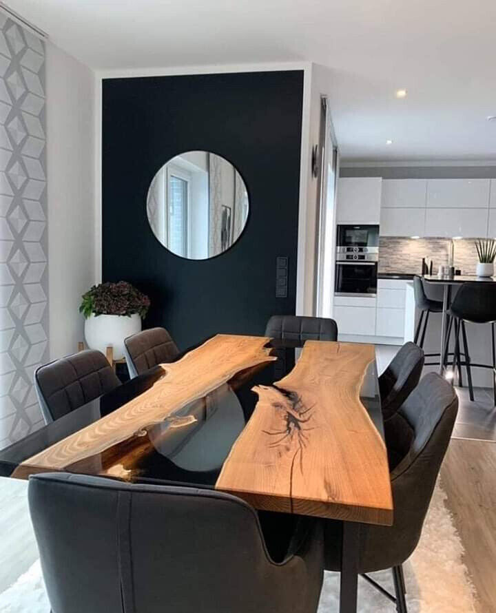 Black Epoxy Coffee Table - Nature's Beauty Meets Modern Design Countertops